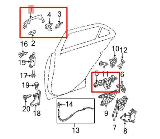 10-16 Mercedes-Benz E350 Sport 4Matic Rear Door Driver Left Side Exterior Handle - Alshned Auto Parts
