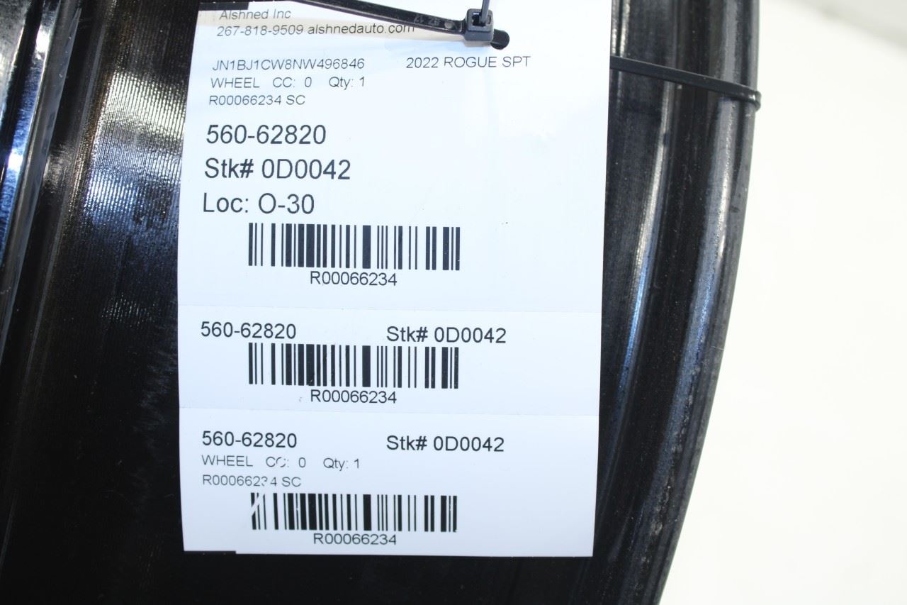 20-22 Nissan Rogue Sport SL AWD Aluminum Wheel R19x7J 5 V Spoke D0C0M-HV05A OEM - Alshned Auto Parts