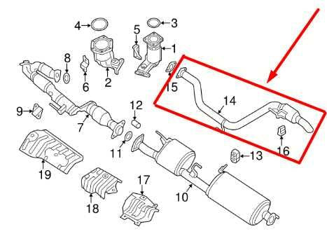 2016-2020 Infiniti QX60 3.5L FWD Exhaust Muffler Tail Pipe 20350-6JA0A OEM - Alshned Auto Parts