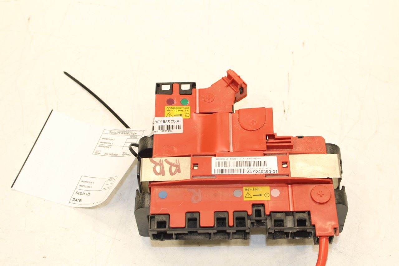 2010-2015 BMW 750Li xDrive Rear Positive Battery Distribution Box with Cable - Alshned Auto Parts