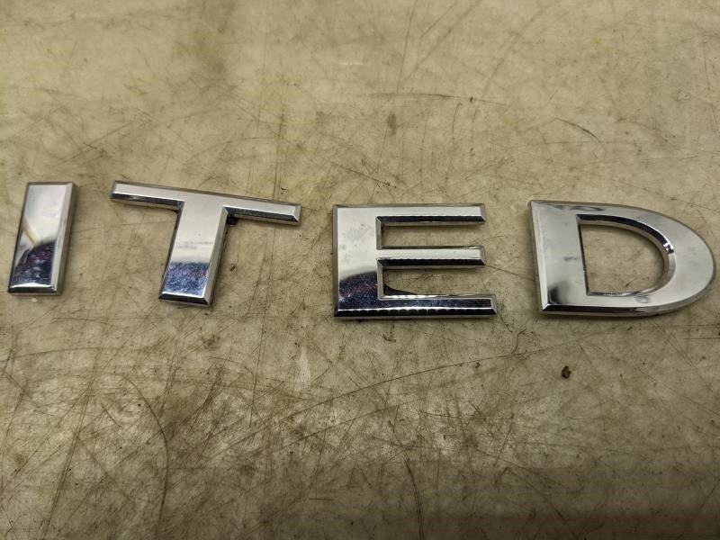 2015-20 Ford F150 Super Crew Limited Front Hood Name Plate Letters Emblem Chrome - Alshned Auto Parts