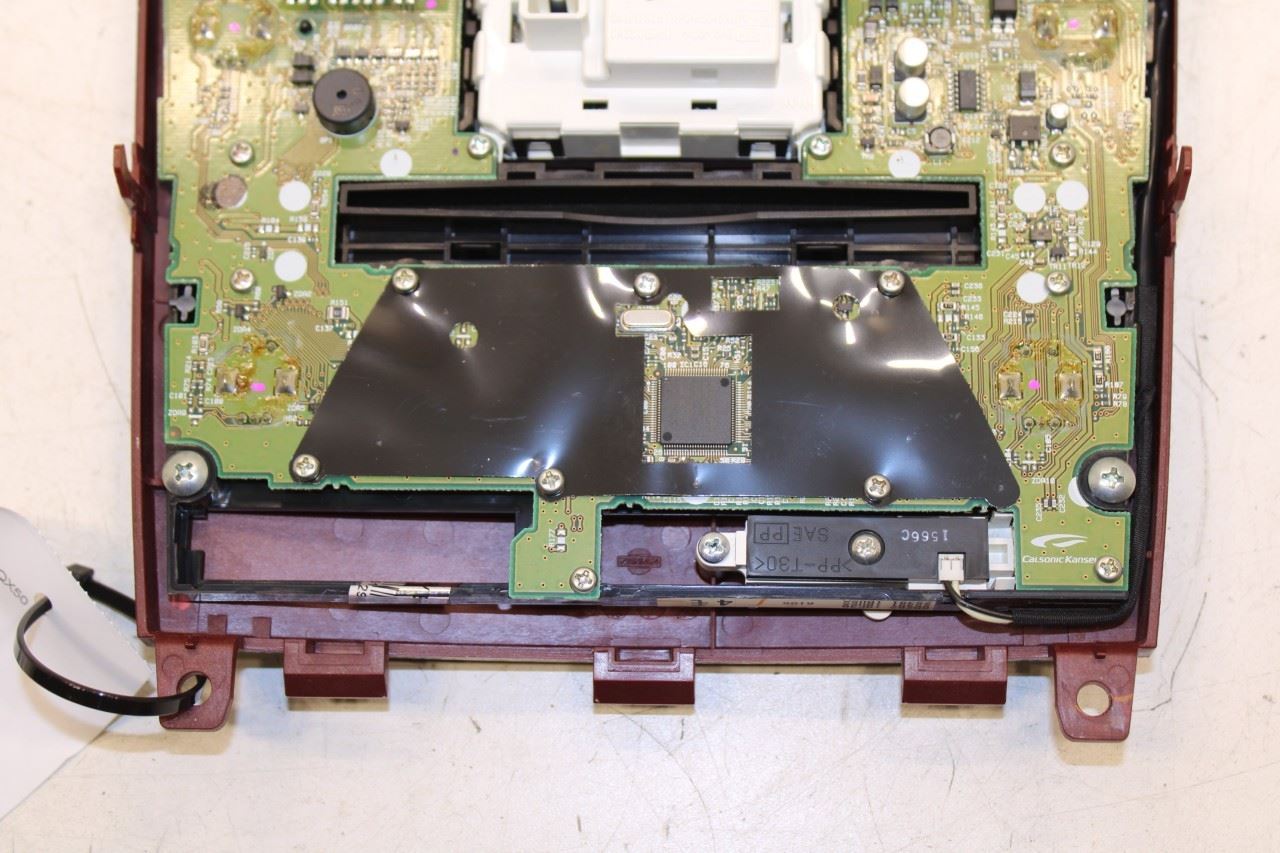 2014-2017 Infiniti QX50 Clock Radio Faceplate Temperature Climate Control Panel - Alshned Auto Parts