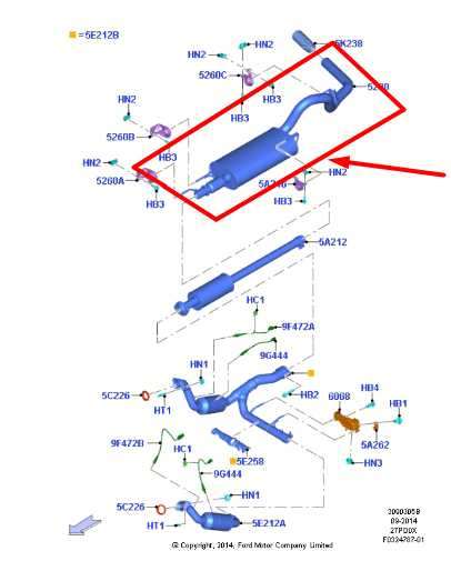 2018-2020 Ford F150 2.7L Rear Exhaust System Muffler & Pipe JL3Z-5230-A OEM - Alshned Auto Parts