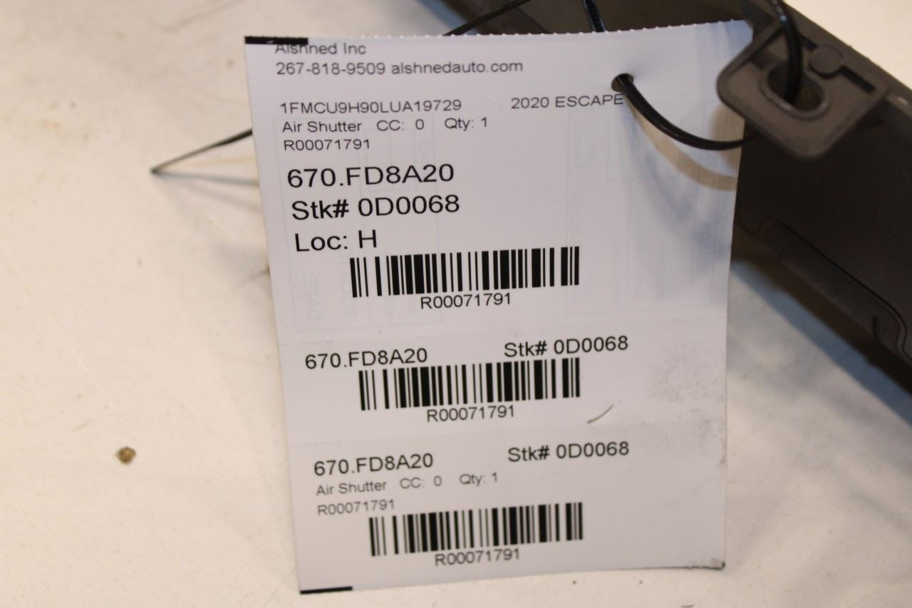 2020-22 Ford Escape Front Center Radiator Support Air Duct Deflector LJ6B-8312-A - Alshned Auto Parts