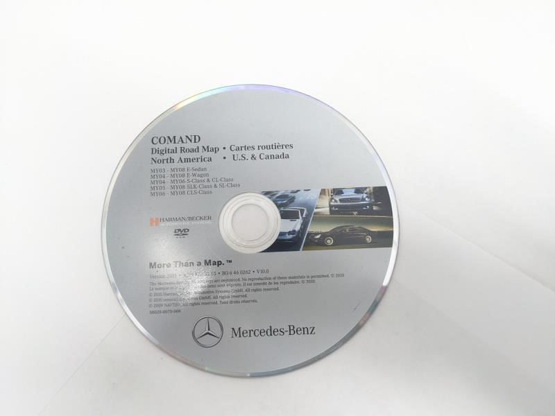 2011 Mercedes-Benz E350 DVD Comand Digital Road Map North America U.S. w Canada - Alshned Auto Parts