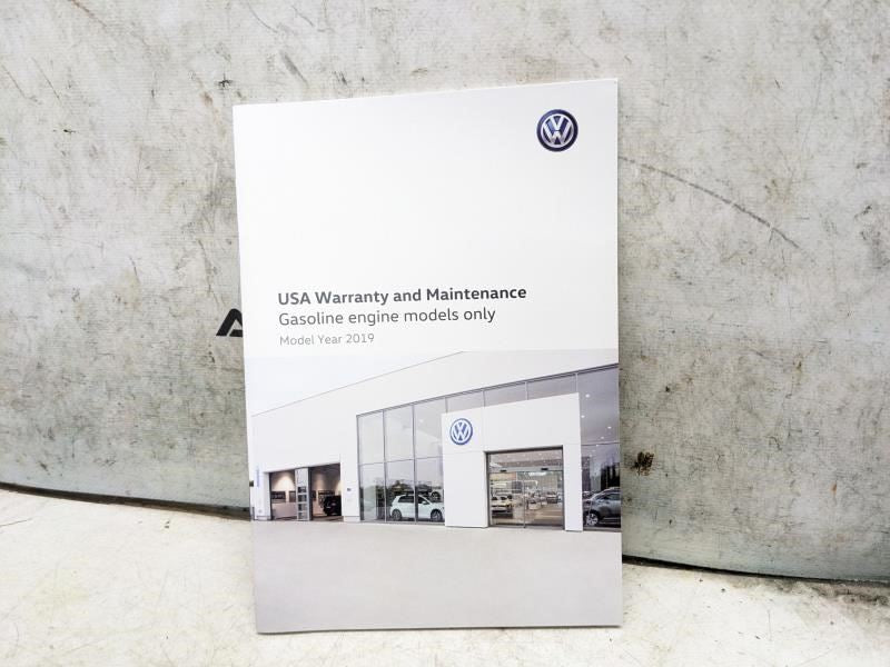 2019 Volkswagen Atlas U.S. Edition Owners Manual Set with Case 3CN012723BE OEM - Alshned Auto Parts