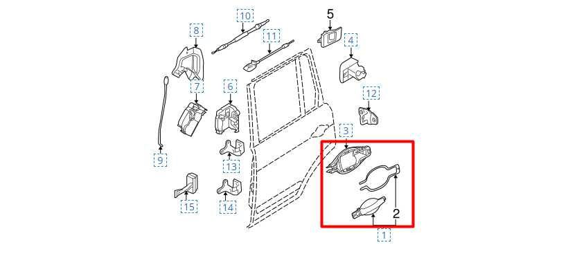 2007-09 Land Rover Range Rover Rear LH Door Exterior Handle CXB500310LEL *ReaD* - Alshned Auto Parts