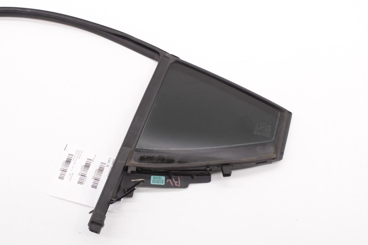 2017-2020 Hyundai Elantra Value Edition Rear Left Door Vent Glass w/ Run Channel - Alshned Auto Parts