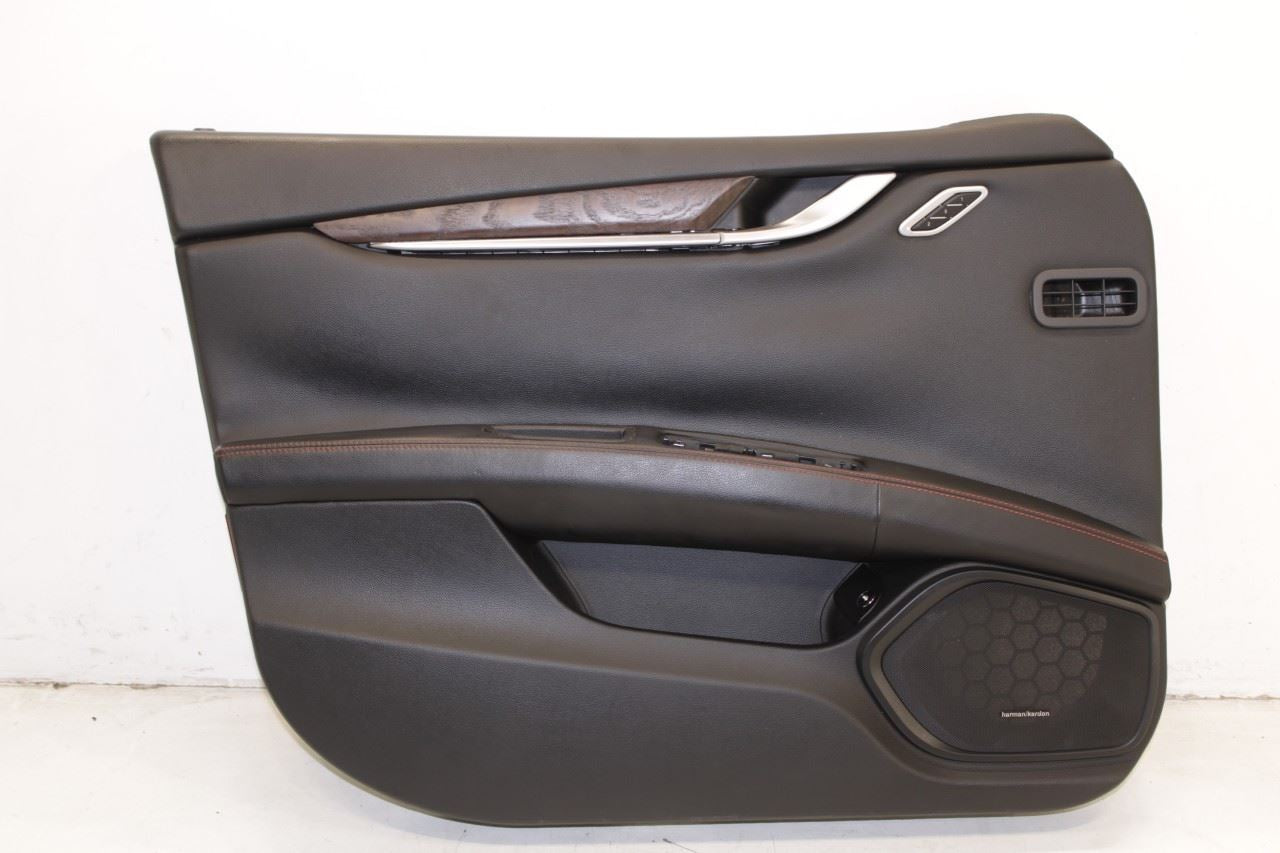 2014-2016 Maserati Ghibli S Q4 Front Left Driver Door Trim Panel 670049506 OEM - Alshned Auto Parts
