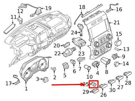 2015-2020 Ford F150 Dash Tow Trailer Brake Control Switch JL34-2C006-AC OEM - Alshned Auto Parts