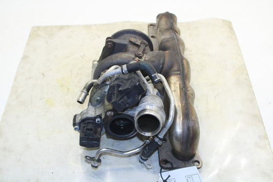 14-18 BMW X5 xDrive35i 3.0L AWD Engine Motor Turbocharger w Exhaust Manifold 87K - Alshned Auto Parts