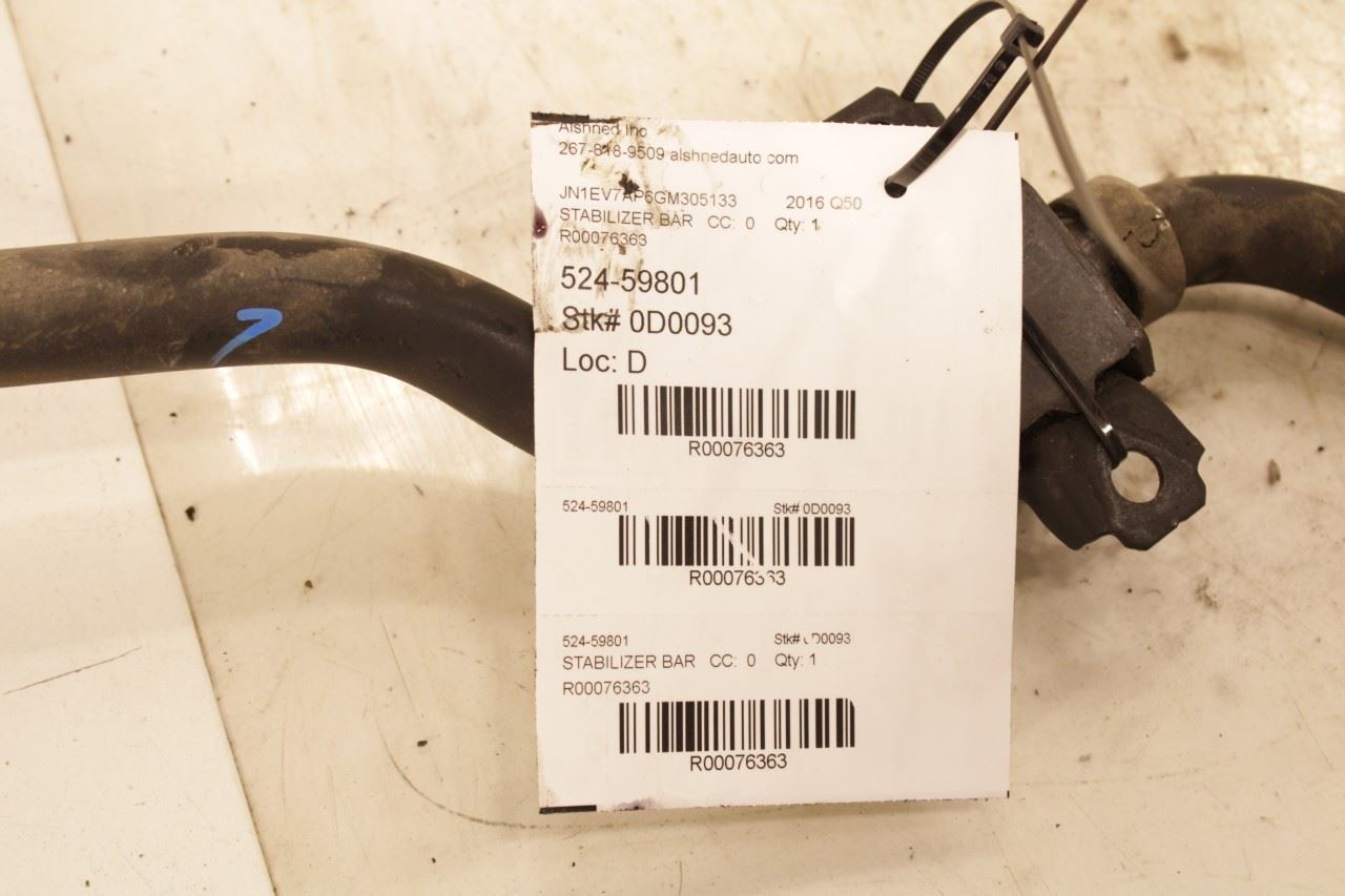 14-24 Infiniti Q50 Premium RWD Front Suspension Stabilizer Sway Bar 54610-4GA0A - Alshned Auto Parts