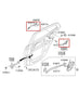 2011-15 Kia Optima LX Rear Passenger Right Side Door Exterior Handle 826512T010 - Alshned Auto Parts