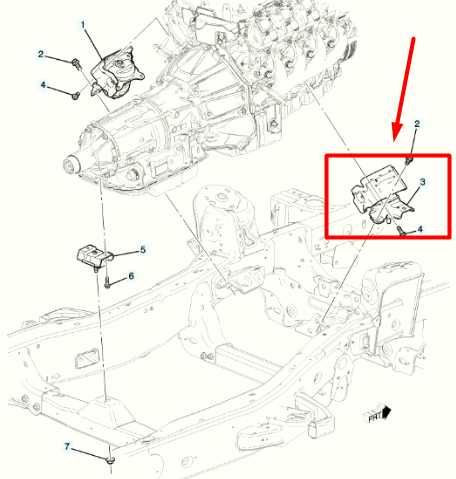 2019-23 Chevrolet Silverado 1500 Front Right Passenger Engine Mount 84497436 OEM - Alshned Auto Parts