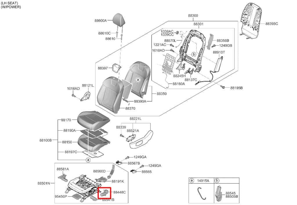 2022-23 Hyundai Tucson SEL Front Left Side Seat Adjustment Height Control Motor - Alshned Auto Parts