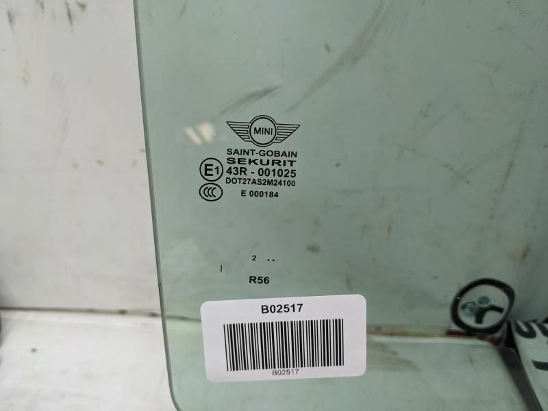 2007-2015 Mini Cooper Front Right Passenger Side Door Window Glass 51337147396 - Alshned Auto Parts