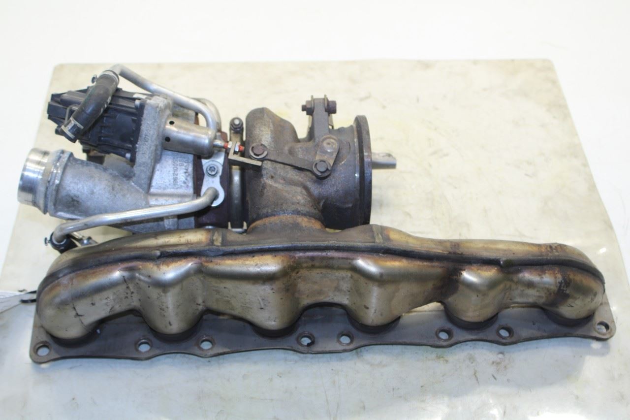 14-18 BMW X5 xDrive35i 3.0L AWD Engine Motor Turbocharger w Exhaust Manifold 87K - Alshned Auto Parts