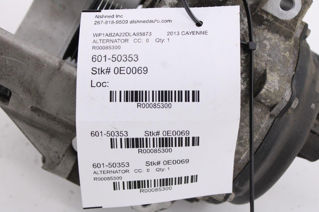 2011-2018 Porsche Cayenne S 4.8L Alternator Engine Generator 94860303300 OEM8