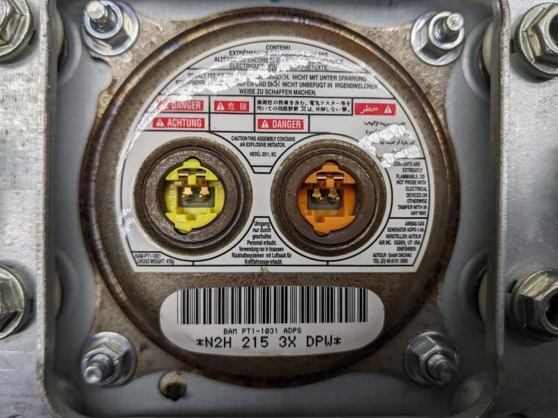 2008-2012 Nissan Titan Left Driver Steering Wheel Air Bag 98510-ZQ08B OEM - Alshned Auto Parts