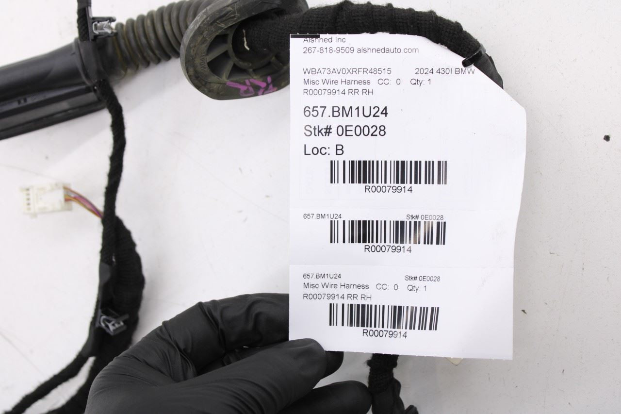 2023-25 BMW 430i Gran Coupe xDrive Rear Right Side Door Wire Harness 5A4EED9 OEM - Alshned Auto Parts