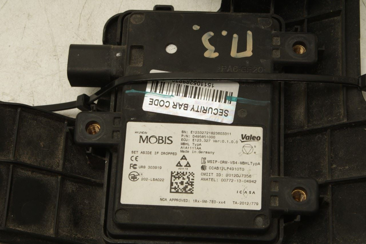 2019-2020 Kia Optima LX Rear Right Side Blind Spot Detection Radar Sensor Module - Alshned Auto Parts