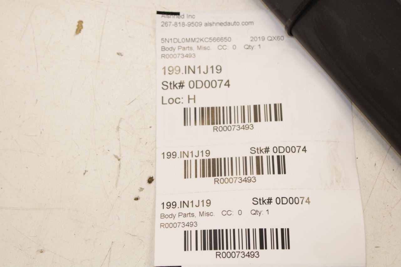 16-20 Infiniti QX60 Pure Front Left Side Door Exterior Lower Molding 80877-9NB0A - Alshned Auto Parts