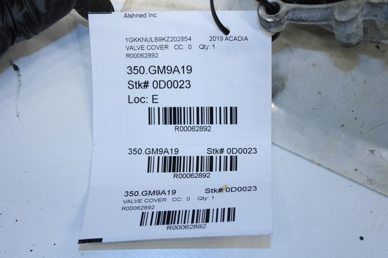2017-2023 GMC Acadia SLT-1 3.6L Right Side Engine Motor Valve Cover 12649898 OEM - Alshned Auto Parts