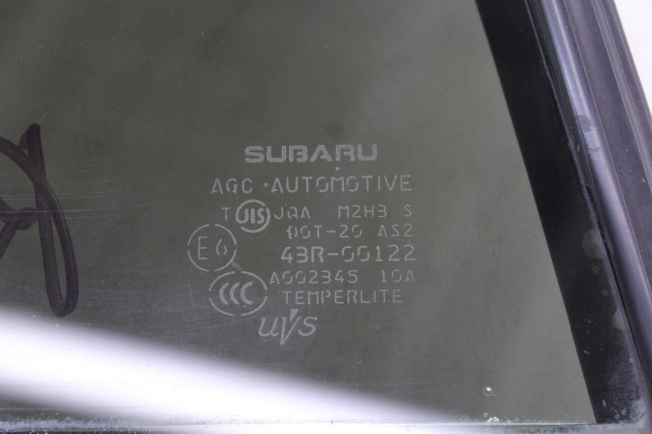 2012-16 Subaru Impreza Sport Premium Rear Driver Left Side Door Vent Fixed Glass4