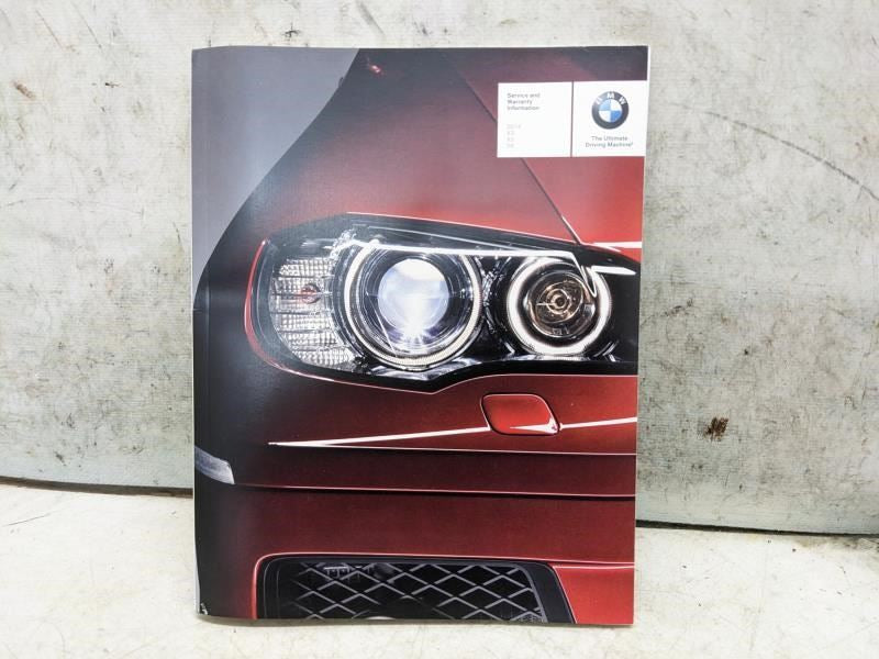 2014 BMW X5 Owners Manual Set with Case 01-40-2-928-198 OEM - Alshned Auto Parts