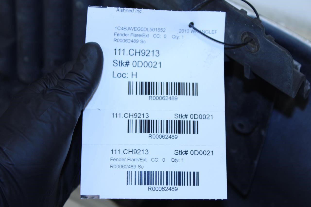 2007-17 Jeep Wrangler Sahara 4Dr Front Right Fender Flare Wheel Opening Molding - Alshned Auto Parts