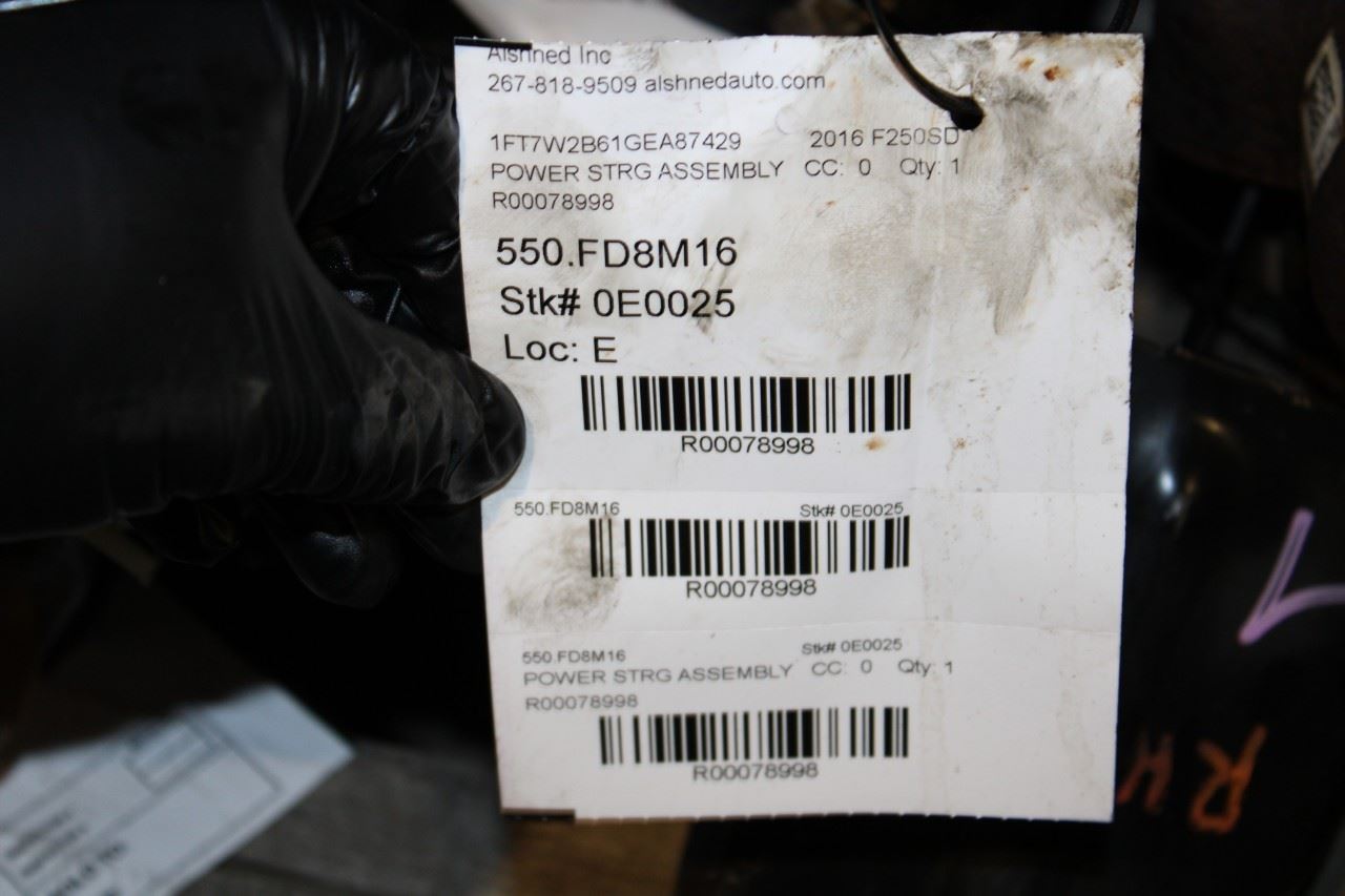 2011-2016 Ford F-250 Lariat 6.2L 4WD Power Steering Gear Box BC34-3504-AK OEM - Alshned Auto Parts