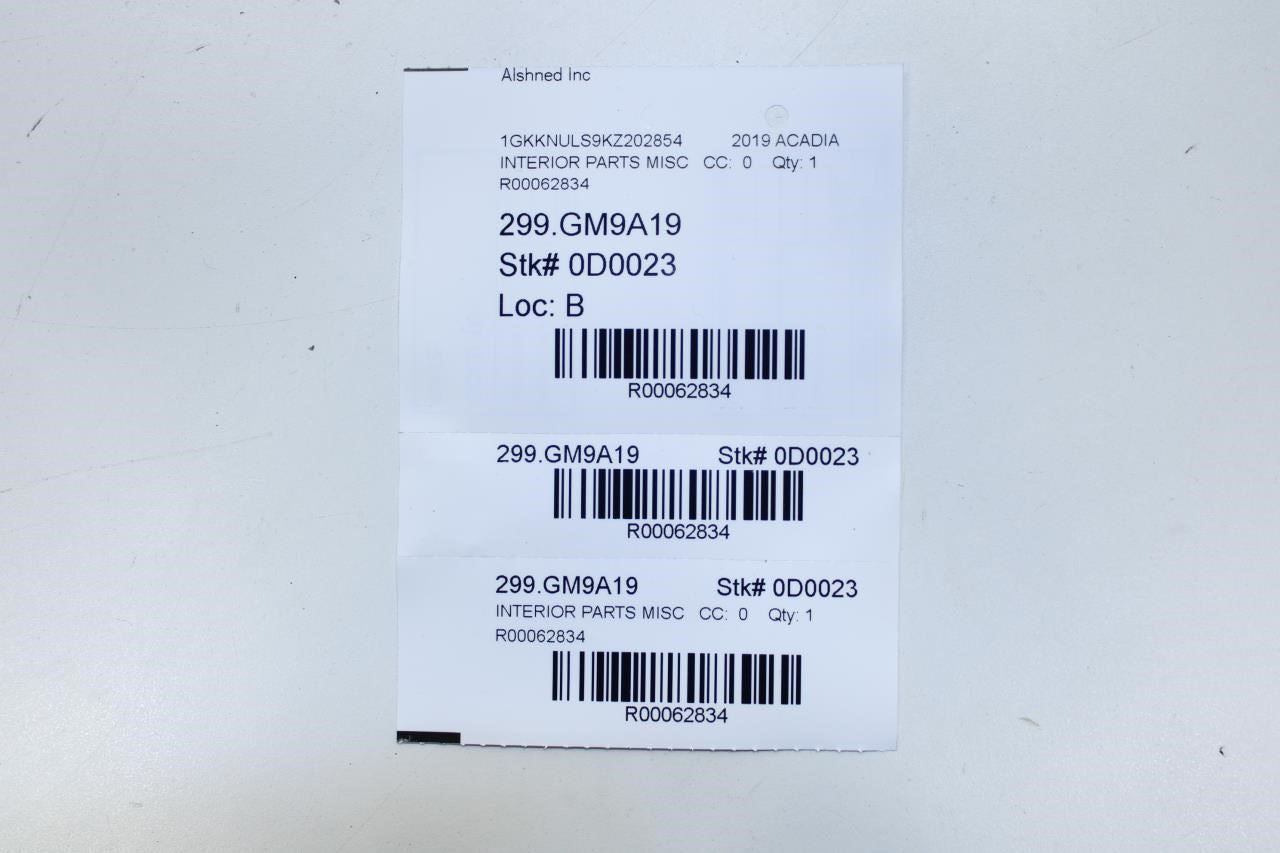 2017-2023 GMC Acadia SLT-1 Roof Headliner Grab Grip Handle Set of 3 84157207 OEM - Alshned Auto Parts