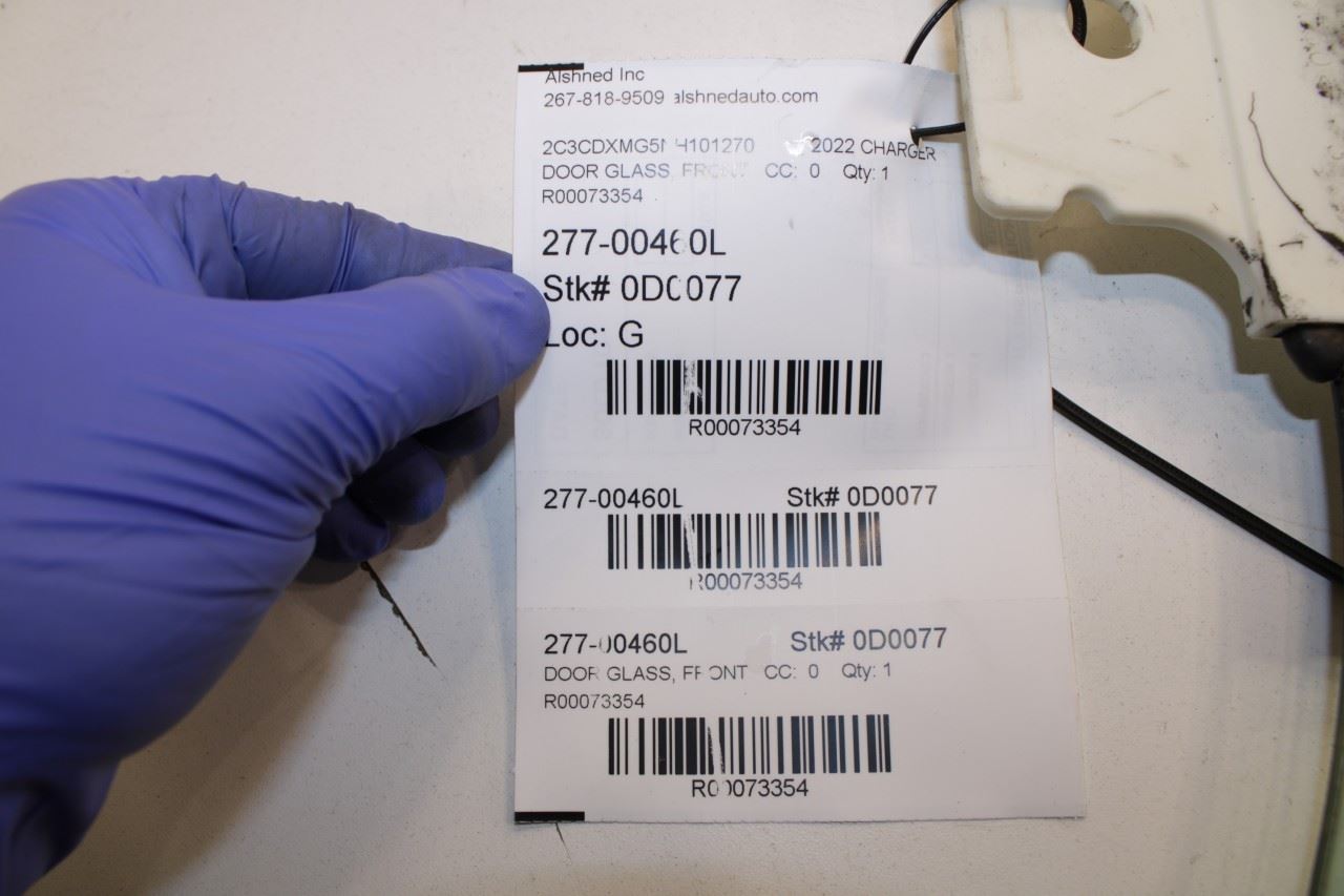 2011-2023 Dodge Charger GT AWD Front Left Door Window Glass 68068667AD OEM - Alshned Auto Parts