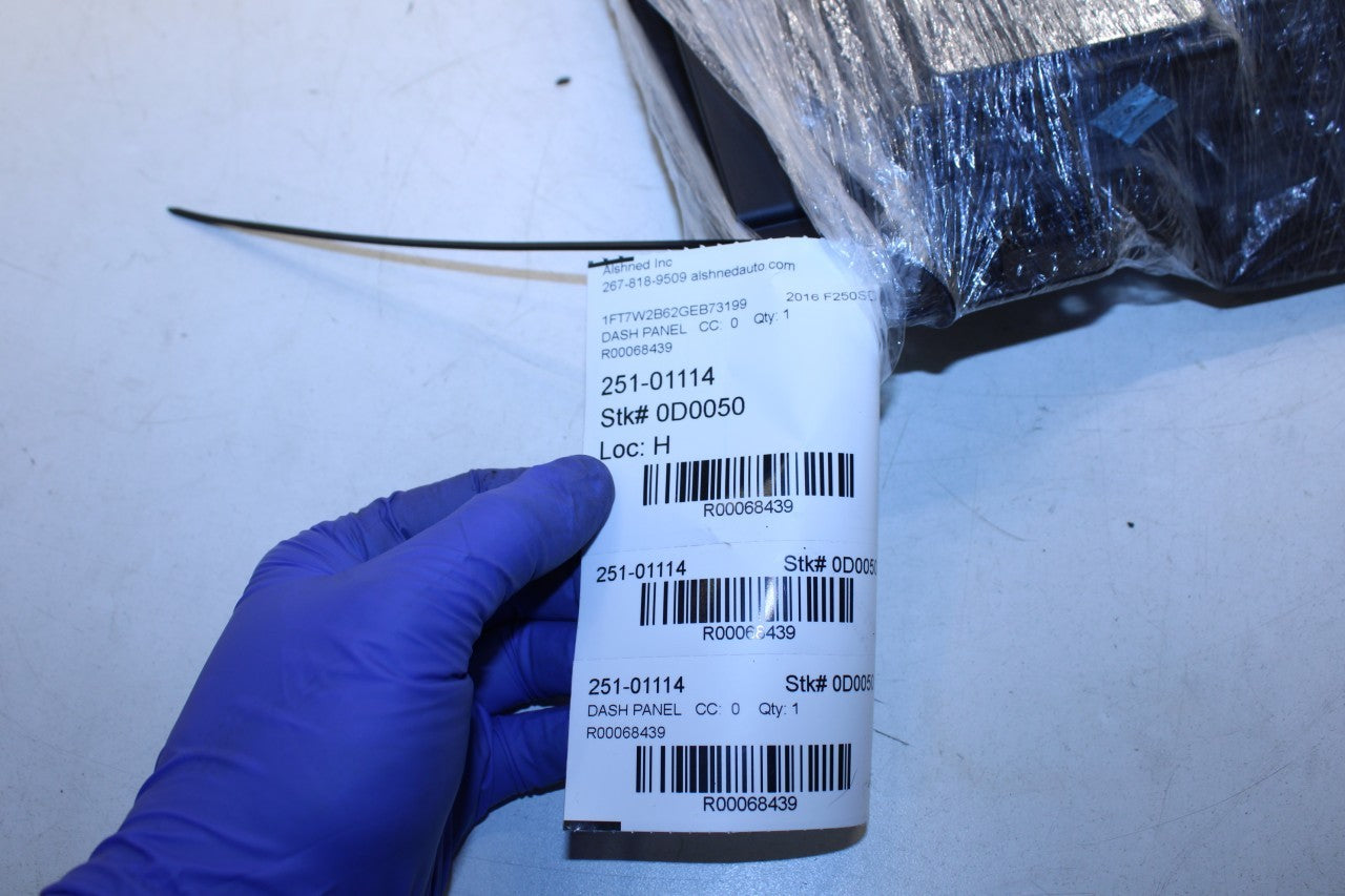 13-16 Ford F250 Lariat Crew Cab Center Dash Upper Storage Compartment w/ Speaker - Alshned Auto Parts