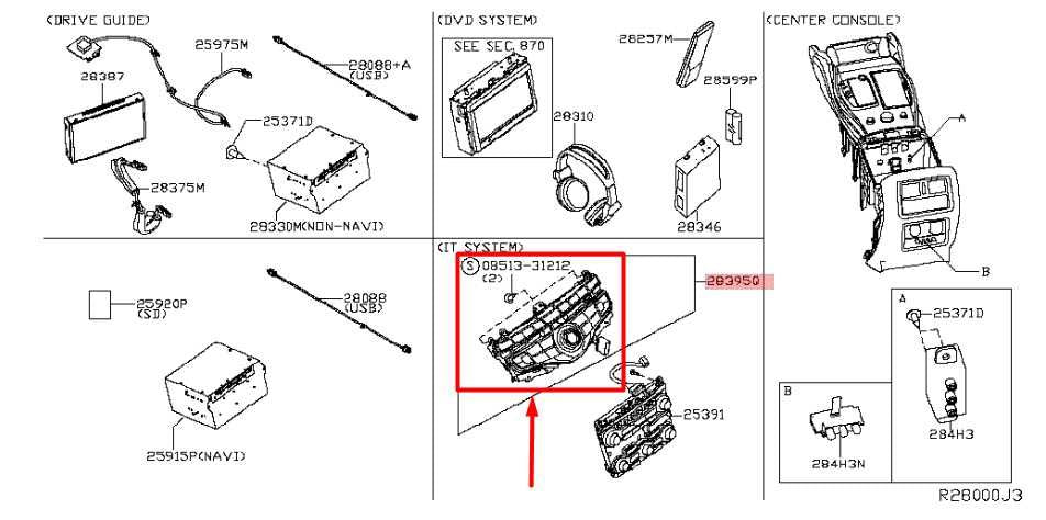 16-18 Nissan Pathfinder Dash Information Multimedia Control Panel 283959PJ4A OEM - Alshned Auto Parts