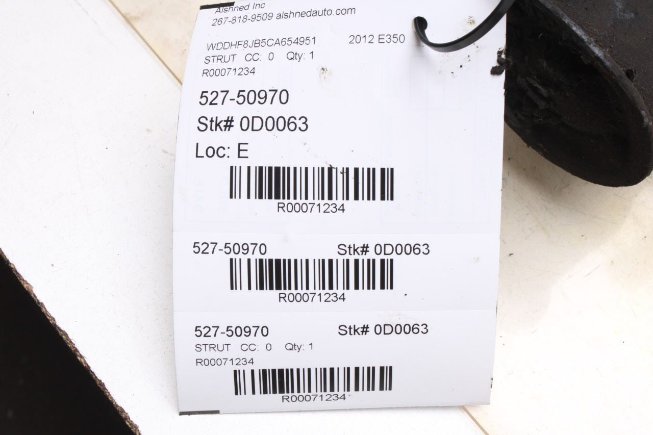 10-15 Mercedes-Benz E350 Sport 4Matic AWD Front Right Side Shock Strut Absorber - Alshned Auto Parts