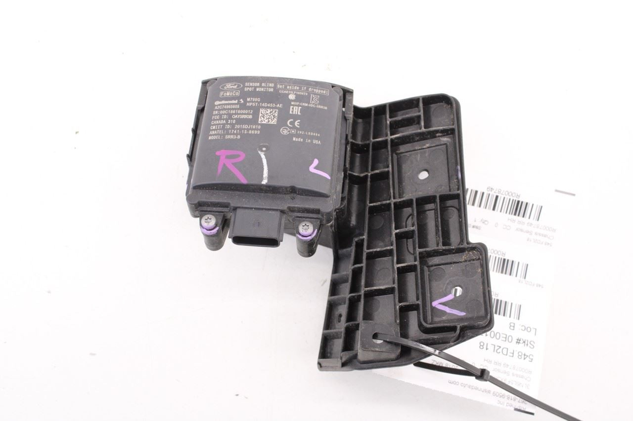 17-2020 Lincoln MKZ Reserve Rear Right Blind Spot Detection Radar Sensor Module - Alshned Auto Parts