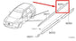 2014-2020 Infiniti QX60 Rear Left Driver Side Door Exterior Molding 82871-9NF0A - Alshned Auto Parts