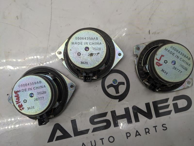 2011-2025 Ram 1500 SLT Dash Right Left Side and Center Speaker Set of 3 w/ Cover4