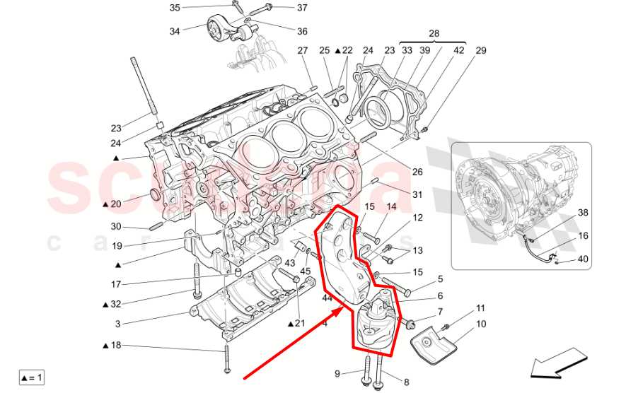2014-2020 Maserati Ghibli 3.0L Right Side Engine Motor Mount Bracket 670004871 - Alshned Auto Parts