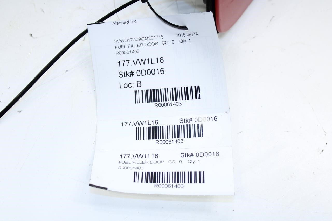 15-18 Volkswagen Jetta Fuel Tank Filler Housing Door Lid Cover 5C6-809-857-F-GRU - Alshned Auto Parts