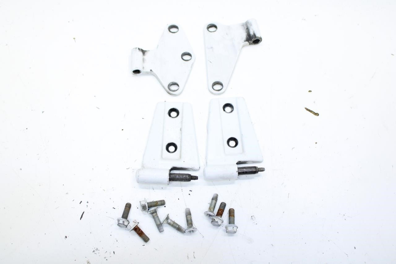 07-16 Jeep Wrangler Front LH Door Hinge Upper and Lower Set w/ Bolts 55395387AE - Alshned Auto Parts
