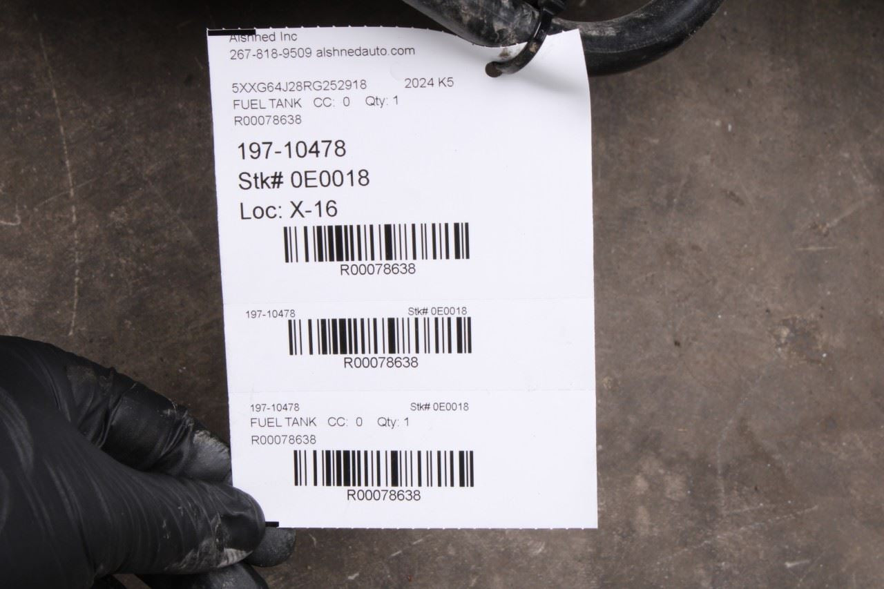 2021-2024 Kia K5 GT-Line 1.6L AWD Fuel Gas Tank 15.8 US Gallons 31150-L3600 OEM - Alshned Auto Parts