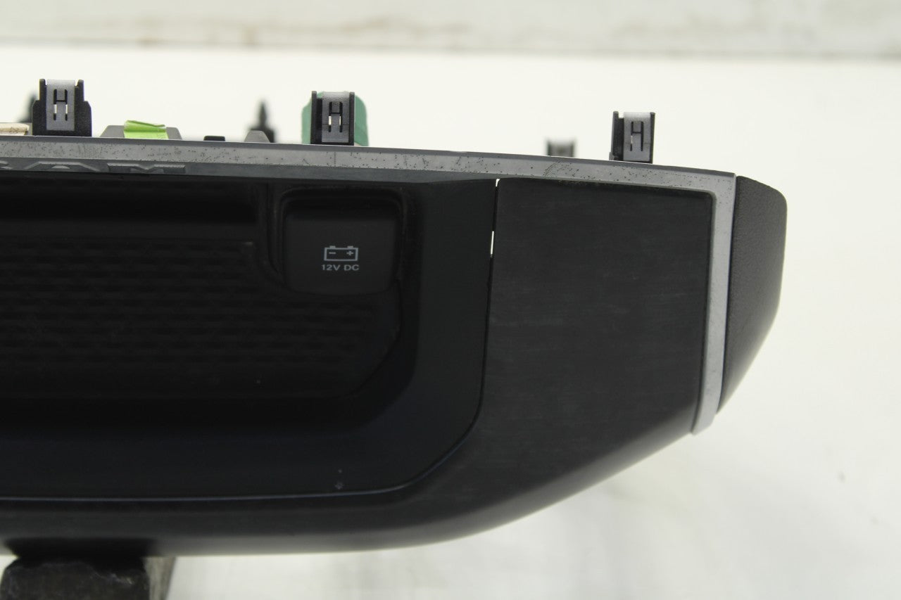 19-21 Ram 1500 Dash Instrument Panel Radio Bezel Trim w/ Power Outlet 5YU473XRAF - Alshned Auto Parts