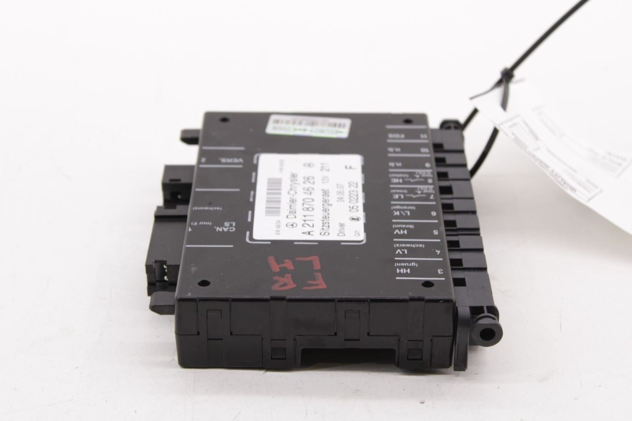 2006-2009 Mercedes-Benz CLK 350 Front Left Power Seat Memory Control Module OEM - Alshned Auto Parts