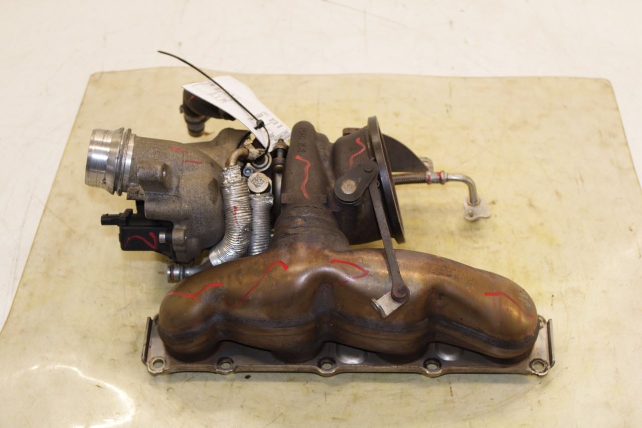 13-17 BMW X3 xDrive28i 2.0L Engine Turbocharger w/ Manifold 78K 11657642469 OEM - Alshned Auto Parts