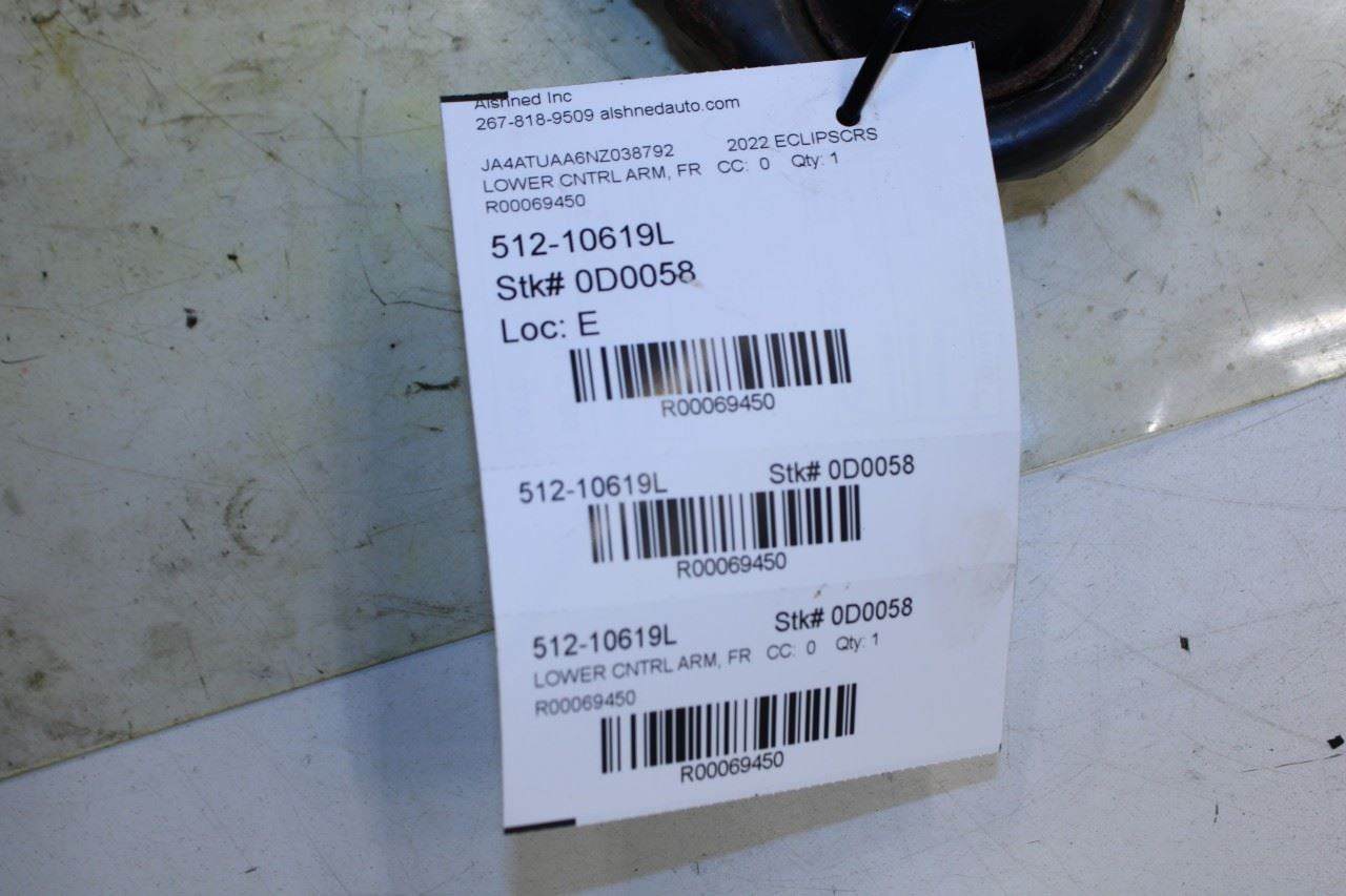 2022-2025 Mitsubishi Eclipse Cross ES 4x4 Front Left Lower Control Arm 4013A703 - Alshned Auto Parts