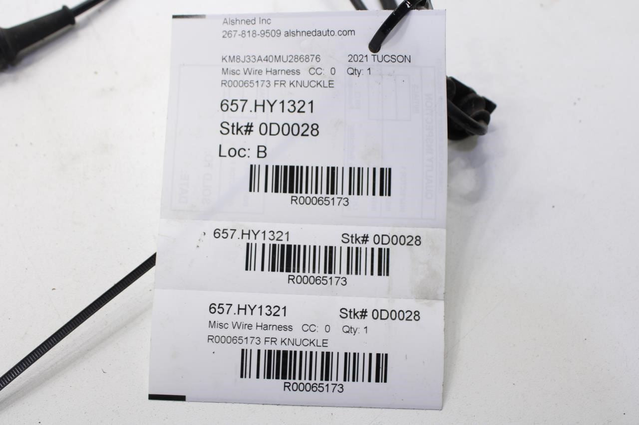 2016-21 Hyundai Tucson Value Front Left Side ABS Wheel Speed Sensor 95670-D3000 - Alshned Auto Parts
