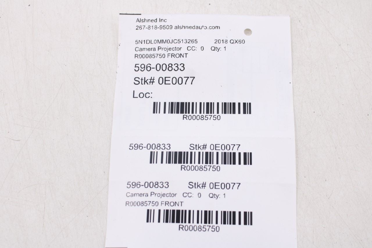 2016-20 Infiniti QX60 3.5L Front Mounted View Park Assist Camera 284F1-9NF0A OEM14