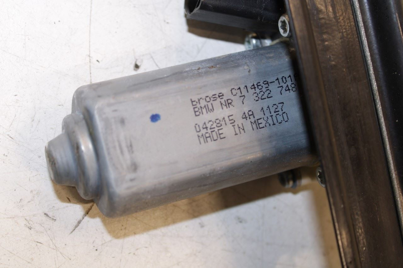 20112017 BMW X3 xDrive28i Rear Right Door Window Regulator w/ Motor 51357355640 - Alshned Auto Parts